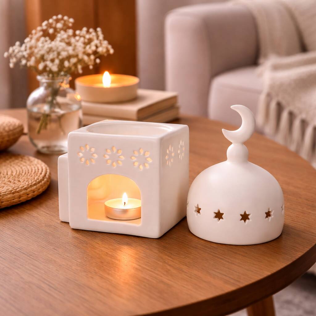 Eid Gifts White Mosque Home Decor