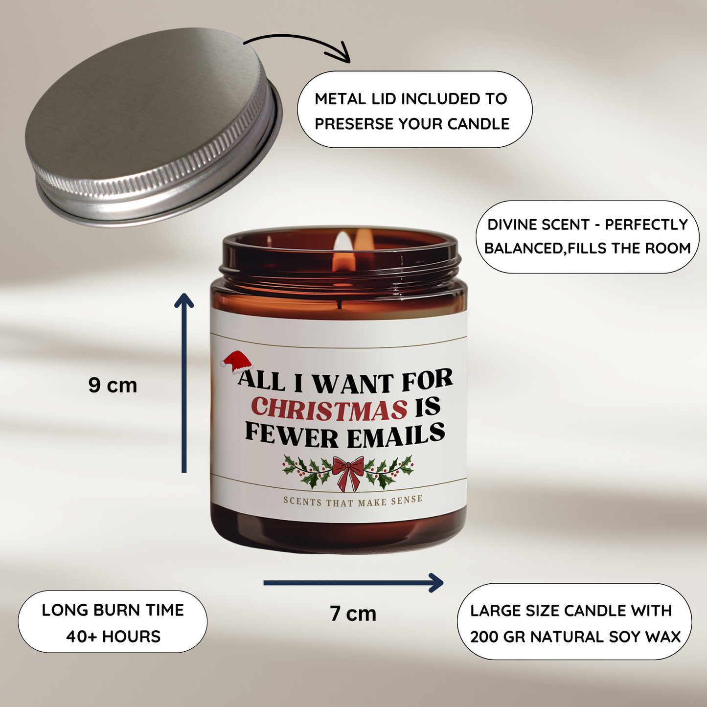 Christmas Emails Candle