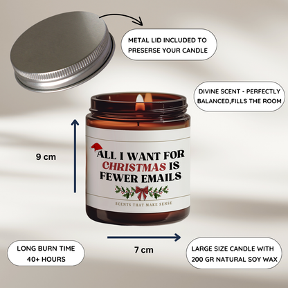 Christmas Emails Candle