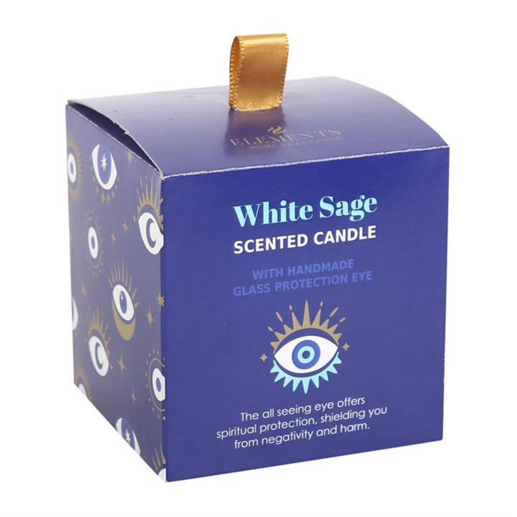 Evil Eye Crystal Candle Good Energy Gifts