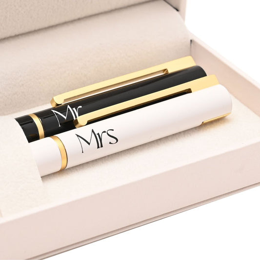 Anniversary Gifts - Set of 2 Pens - Mr & Mrs