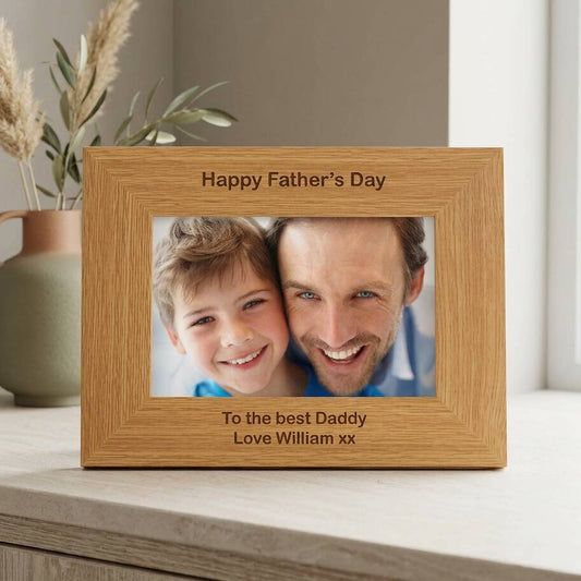 Fathers Day Gifts Dad Personalised Photo Frame 6x4