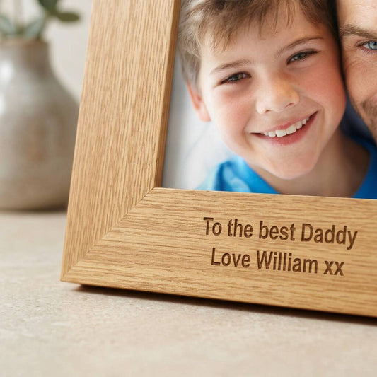 Fathers Day Gifts Dad Personalised Photo Frame 6x4