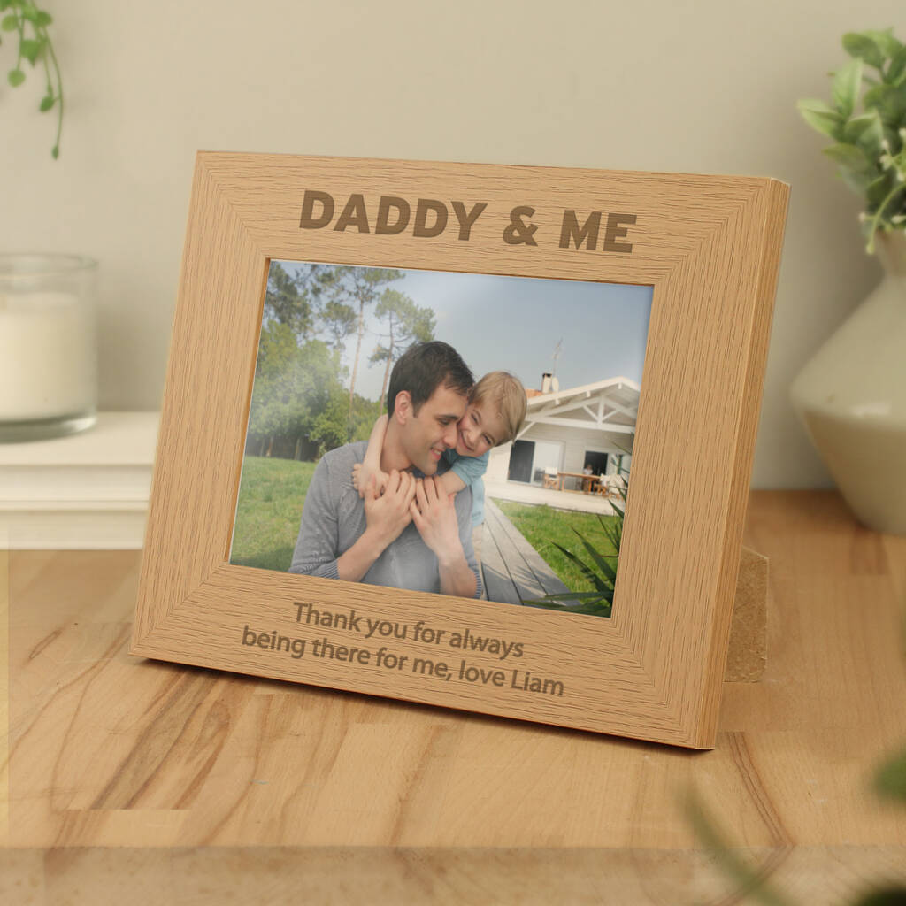 Fathers Day Gifts Daddy And Me Photo Frame