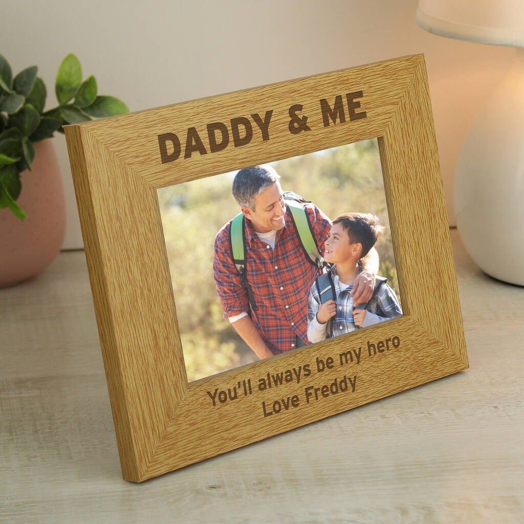 Fathers Day Gifts Daddy And Me Photo Frame