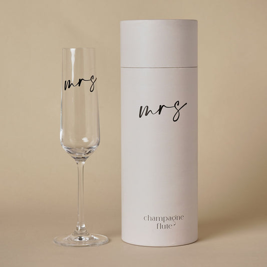 Mrs Champagne Flute