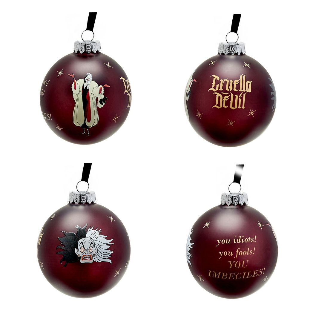 Disney Set of 7 Baubles - Villains