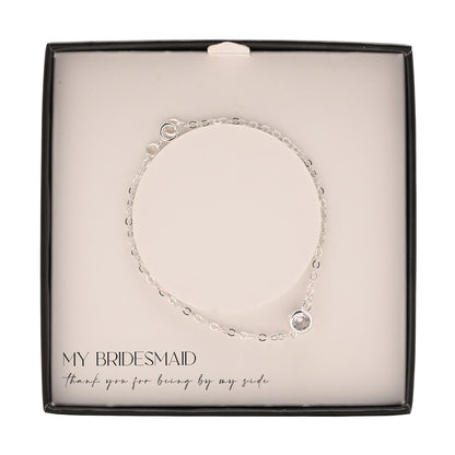 Amore Silver Plated Bracelet - Bridesmaid