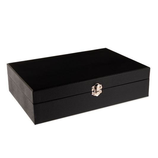 Gifts For Men Watch/Cufflink Box Holds 6 Watches/12 Cufflinks