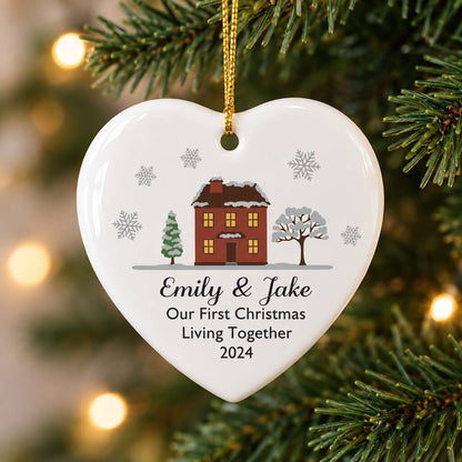 First Christmas Together Decoration Gift For Couples