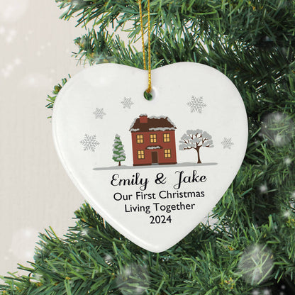 First Christmas Together Decoration Gift For Couples
