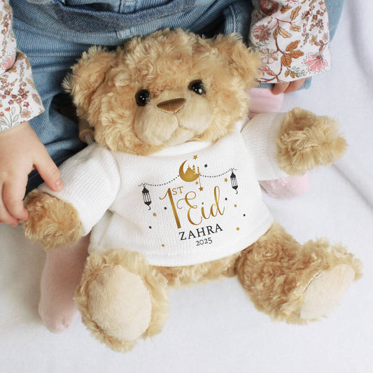 First Eid Baby Gifts Personalised Teddy Bear 1st Eid