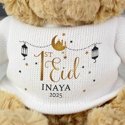 First Eid Baby Gifts Personalised Teddy Bear 1st Eid