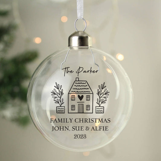 First Home Christmas Bauble Housewarming Gift
