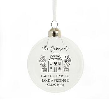 First Home Christmas Bauble Housewarming Gift