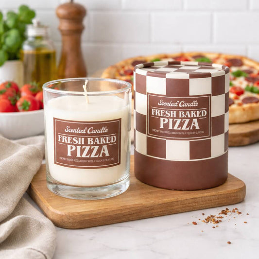 Fresh Baked Pizza Scented Candle Gift