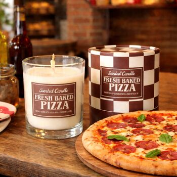 Fresh Baked Pizza Scented Candle Gift