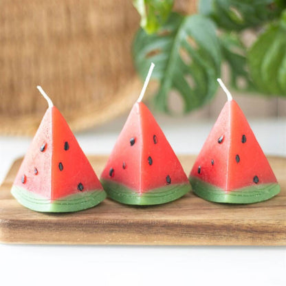 Fruit Shaped Candles Orange Lemon Strawberry Watermelon