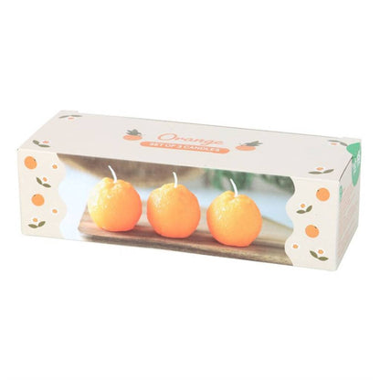 Fruit Shaped Candles Orange Lemon Strawberry Watermelon