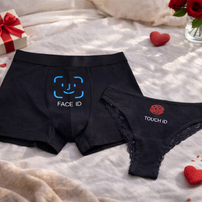 Funny Anniversary Gifts For Him Face ID Underwear For Couples