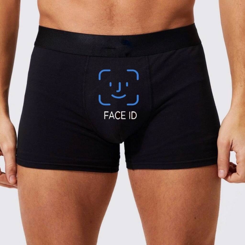 Funny Anniversary Gifts For Him Face ID Underwear For Couples