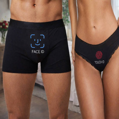 Funny Anniversary Gifts For Him Face ID Underwear For Couples