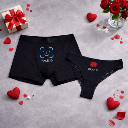 Funny Anniversary Gifts For Him Face ID Underwear For Couples