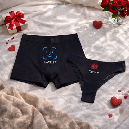 Funny Anniversary Gifts For Him Face ID Underwear For Couples