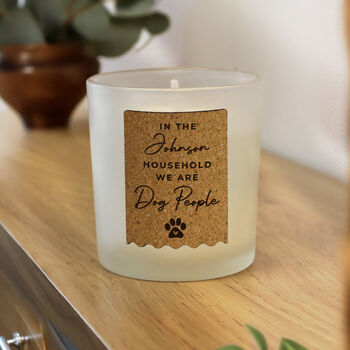 Funny Pet Owner Gifts Personalised Novelty Candle