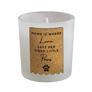 Funny Pet Owner Gifts Personalised Novelty Candle