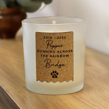 Funny Pet Owner Gifts Personalised Novelty Candle