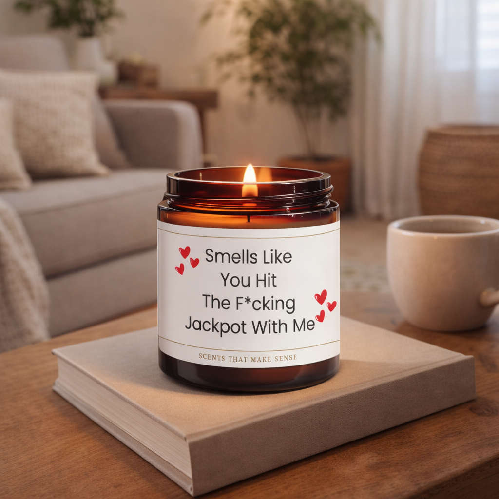 You Hit The F*cking Jackpot With Me Candle