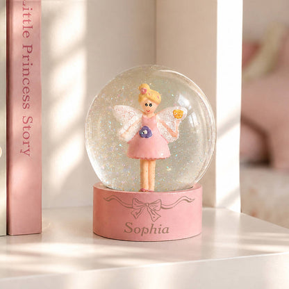 Gift For Girls Personalised Fairy Snow Globe