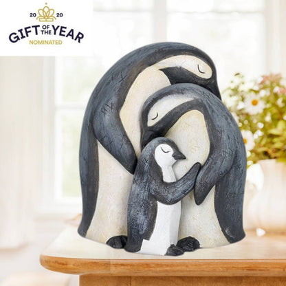 Gift For Parents Penguin Family Ornament
