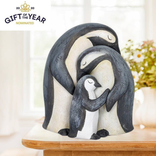 Gift For Parents Penguin Family Ornament