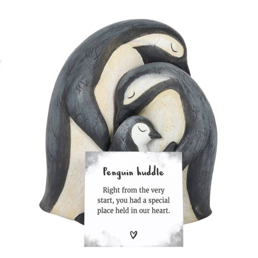 Gift For Parents Penguin Family Ornament