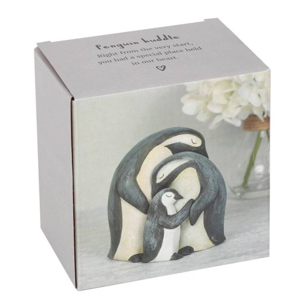 Gift For Parents Penguin Family Ornament