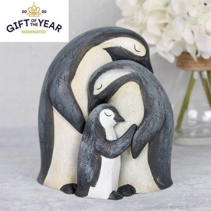 Gift For Parents Penguin Family Ornament
