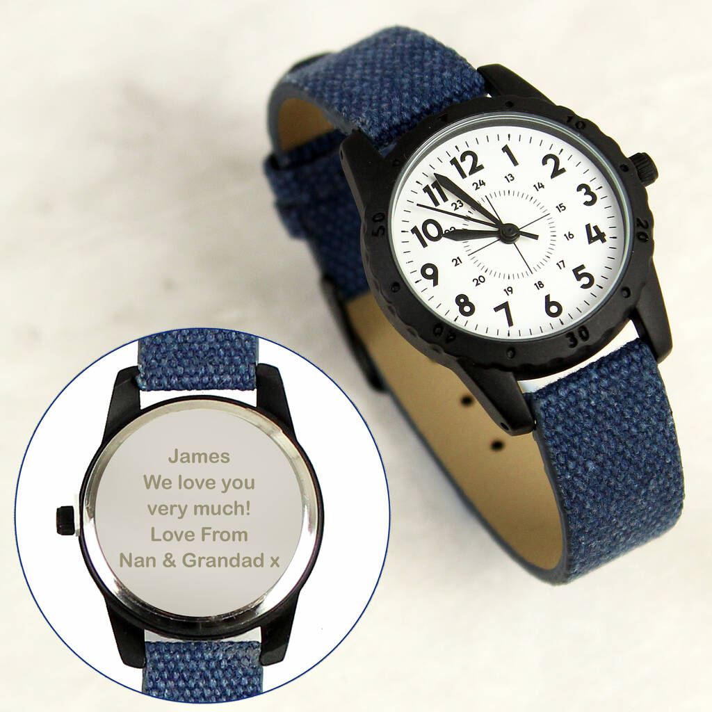 Gifts For Boys Personalised Watch For Grandson