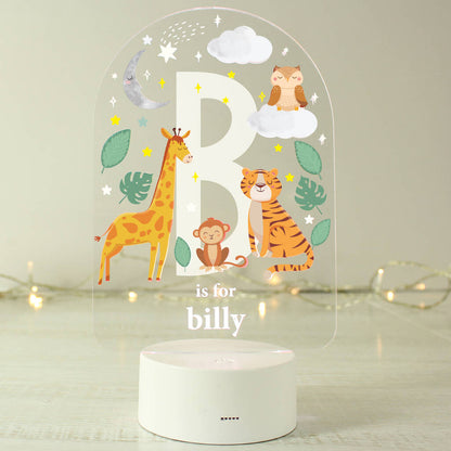 Gifts For Children Cute Baby Animals Alphabet Light