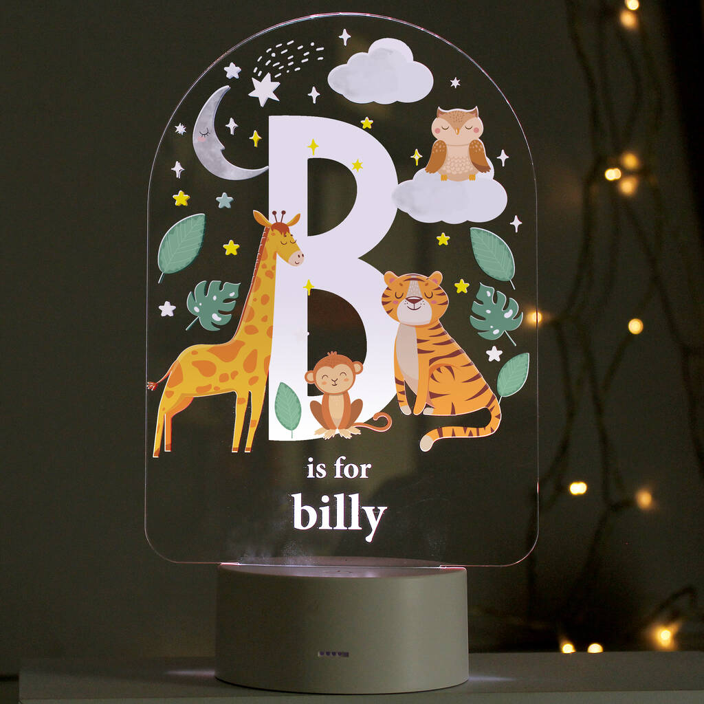 Gifts For Children Cute Baby Animals Alphabet Light