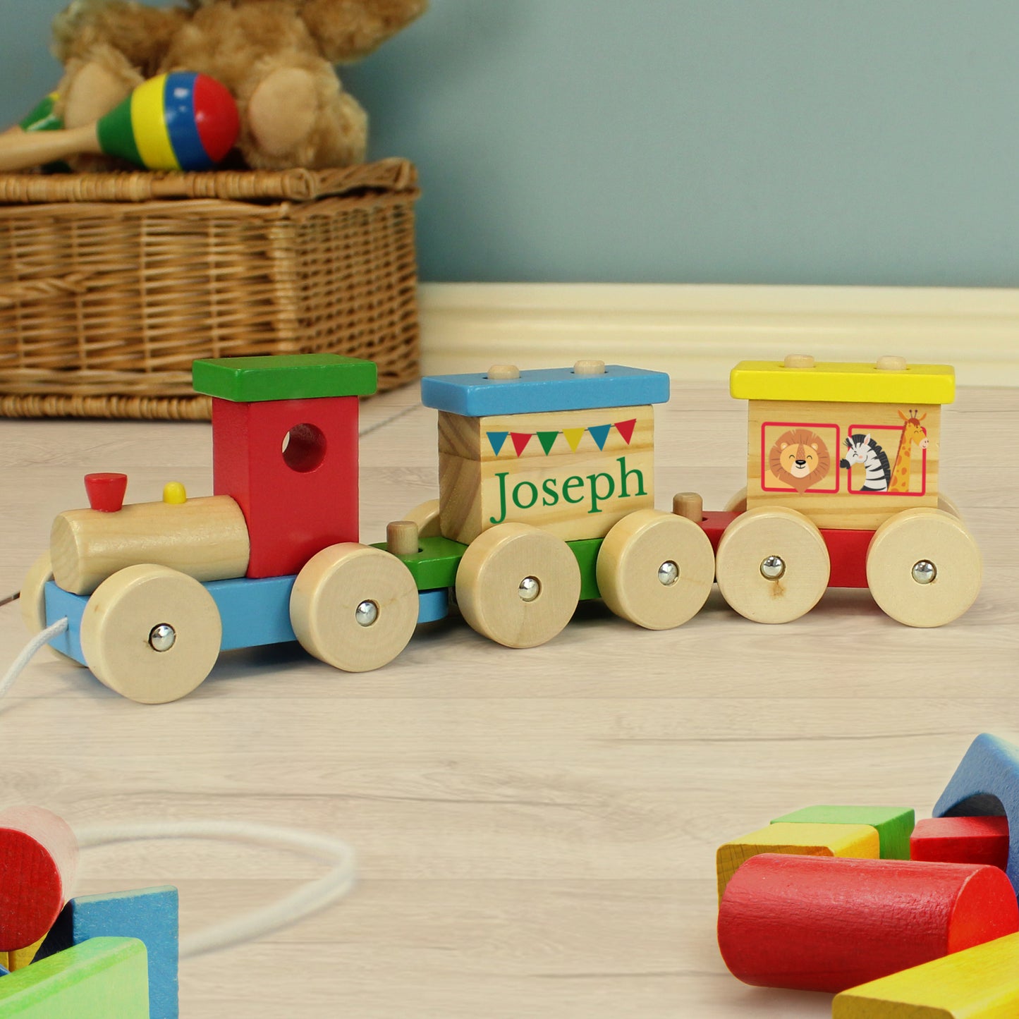 Gifts For Children Wooden Train Toy Personalised