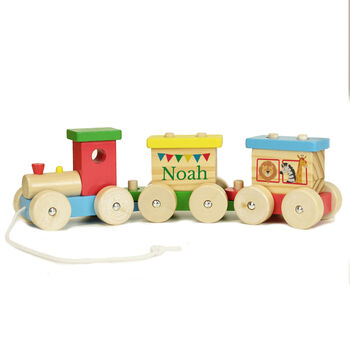 Gifts For Children Wooden Train Toy Personalised