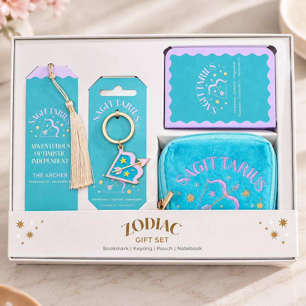 Gifts For Her Zodiac Sign Set Four Pieces