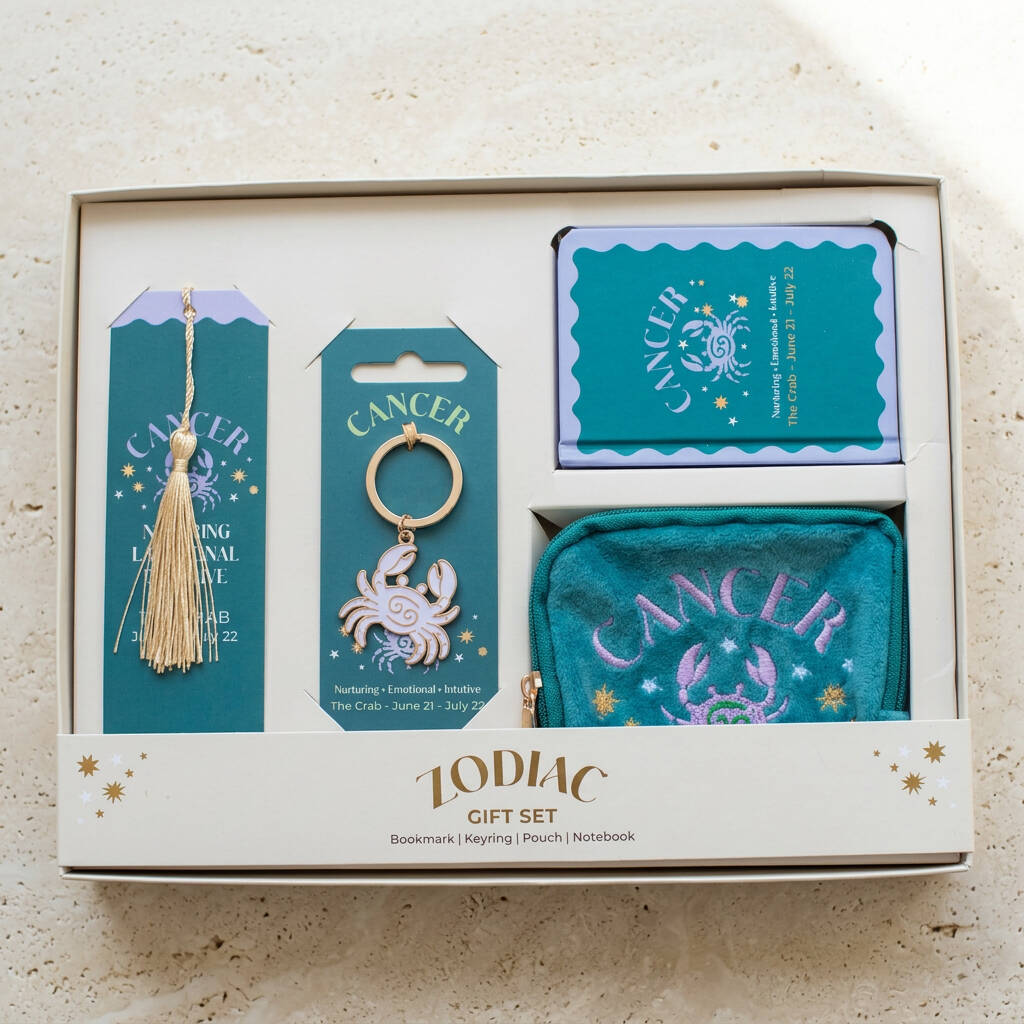 Gifts For Her Zodiac Sign Set Four Pieces