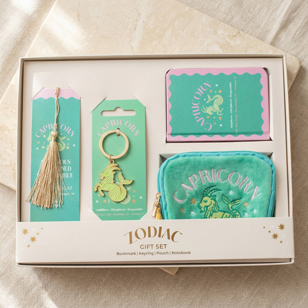 Gifts For Her Zodiac Sign Set Four Pieces
