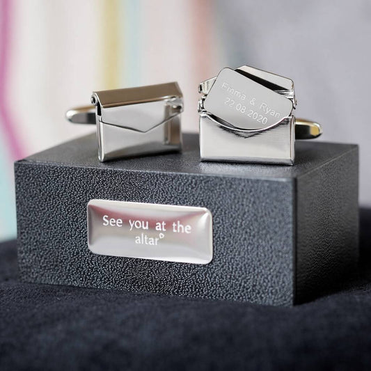 Gifts For Him Personalised Engraved Cufflinks