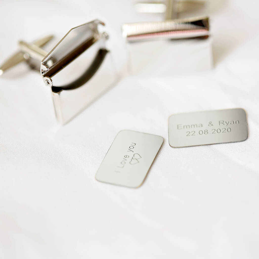 Gifts For Him Personalised Engraved Cufflinks