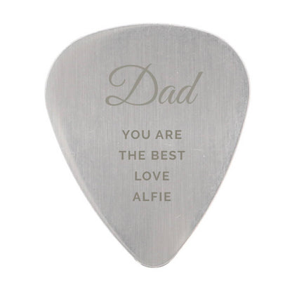 Gifts For Him Personalised Guitar Pick