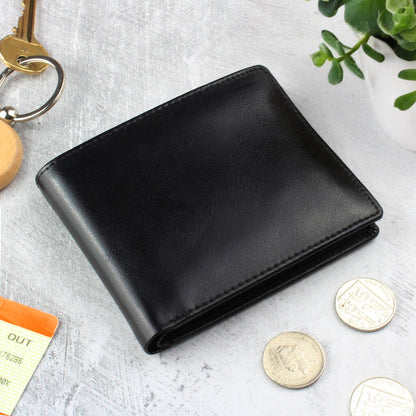 Gifts For Him Personalised Leather Wallet For Men